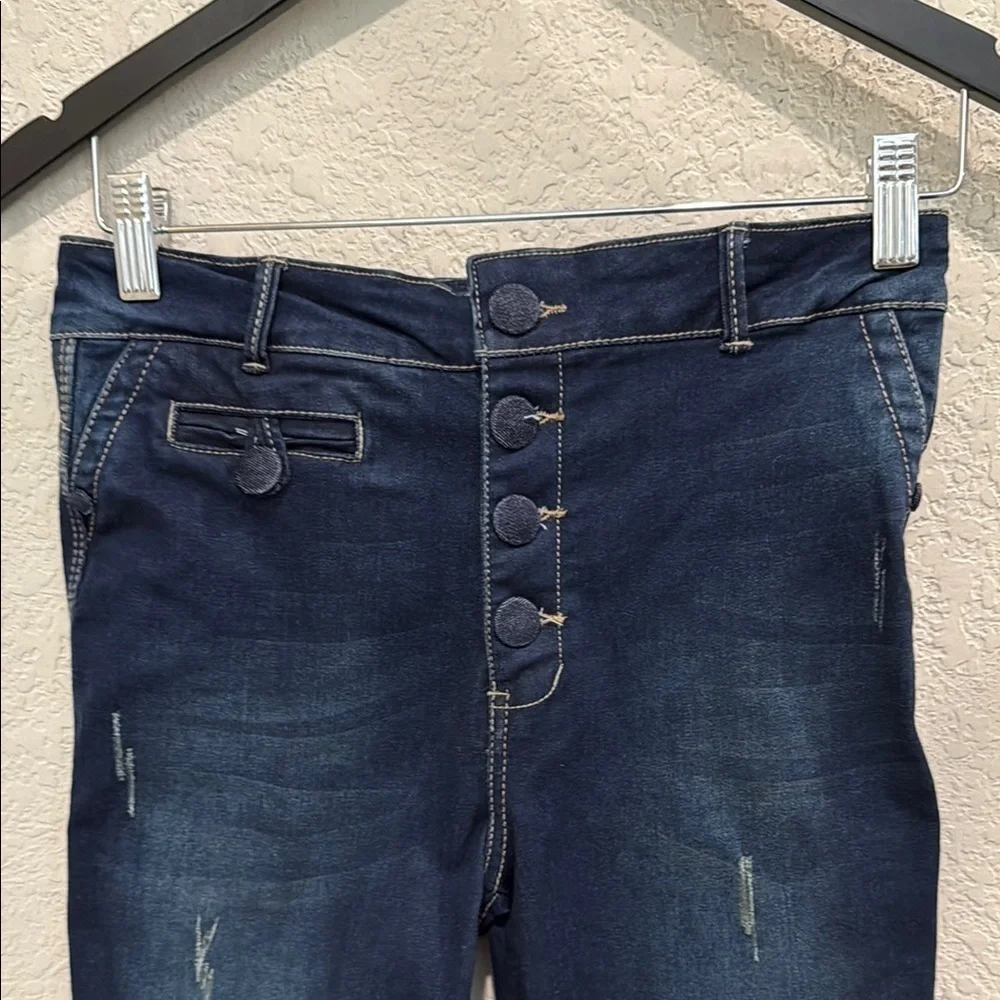 Dark Blue High-Waisted Jeans size 28 NWT